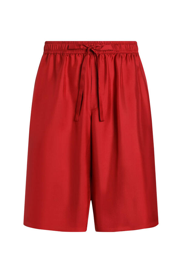 Vanity Silk Twill Bermuda Shorts