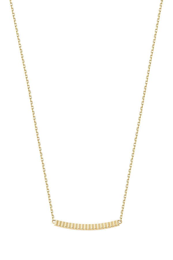  Quatre Grosgrain Pendant Necklace, 18k Yellow Gold