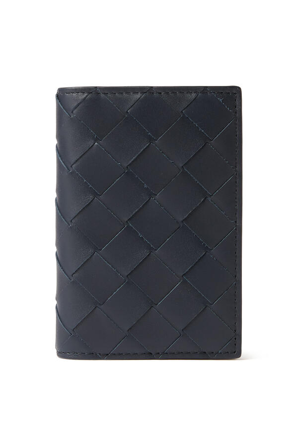 Intrecciato Flap Card Case 