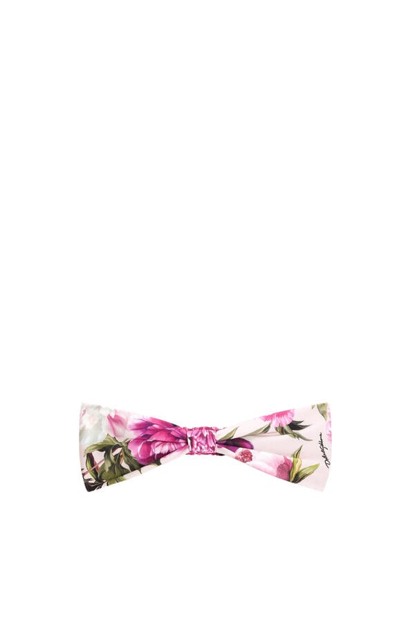 Kids Peony-Print Interlock Headband 