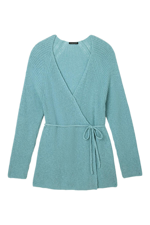 Peruvian Cotton Cloud V-Neck Cardigan