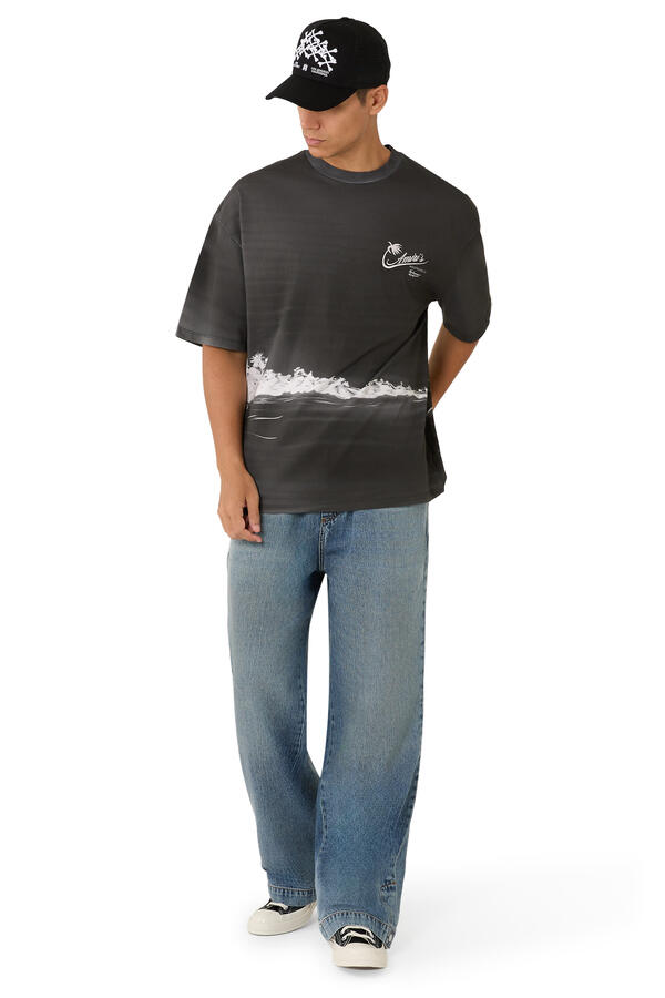 Drawstring Baggy Jeans