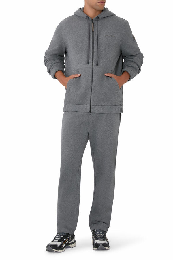 Padded Zip-Up Cardigan