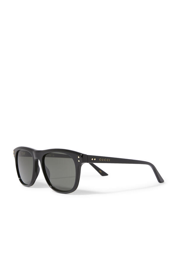 Logo Square Frame Sunglasses