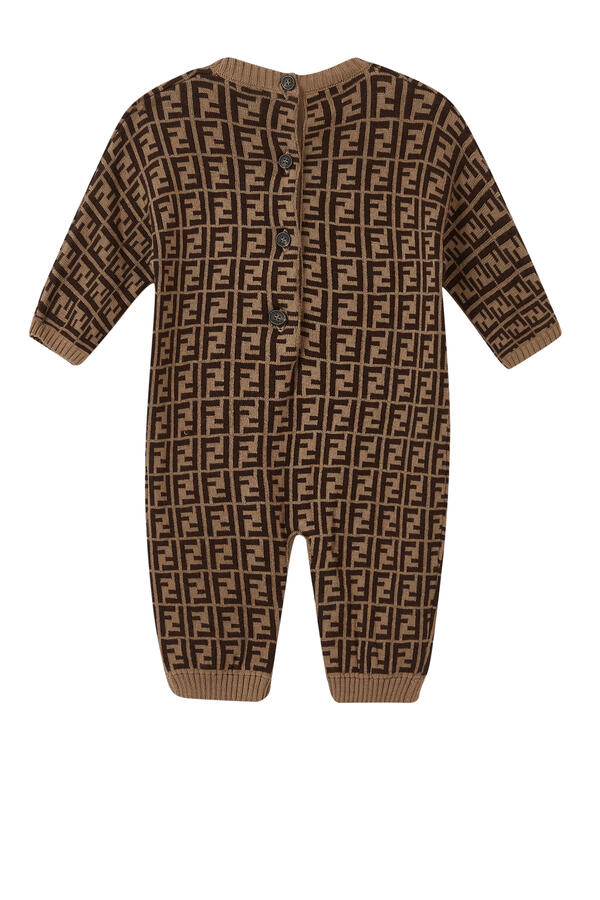 FF Logo Cashmere Blend Romper