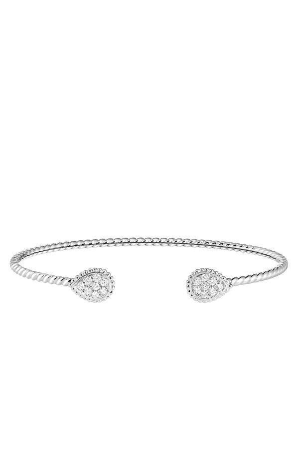 Serpent Boheme Bracelet, 18k White Gold & Diamonds