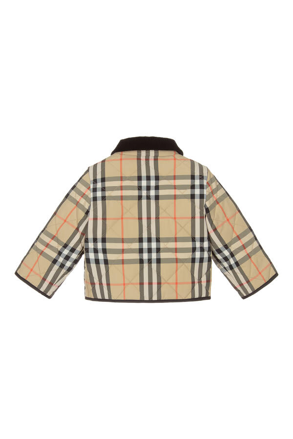 Kids Check Quilted Barn Jacket