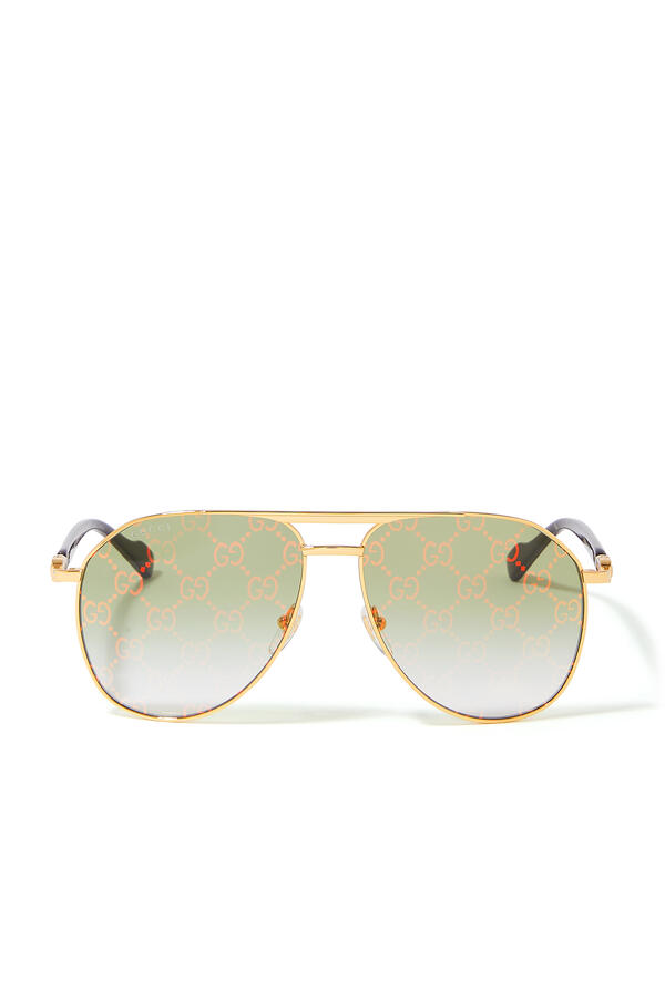 Aviator Metal Sunglasses