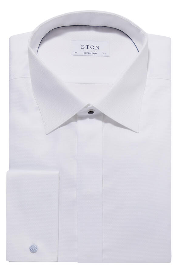 Contemporary Fit Dobby Evening Shirt