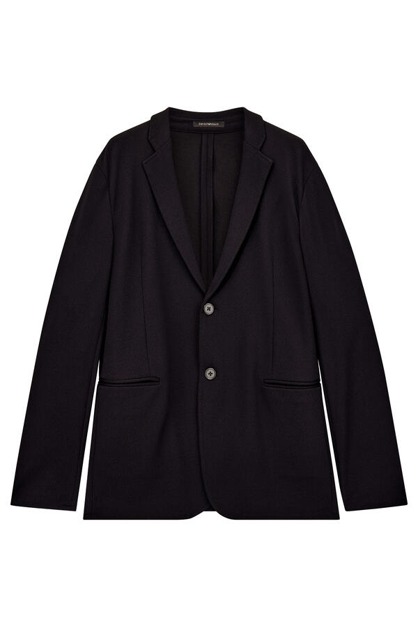 Techno Jersey Piquet Blazer