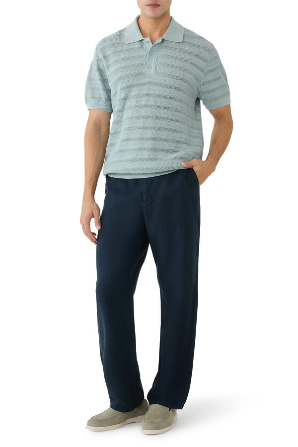 Vidal Cotton Jacquard Polo