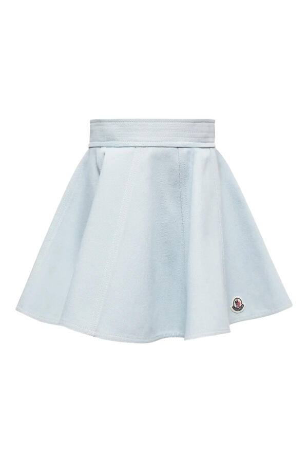Kids Flared Denim Mini Skirt