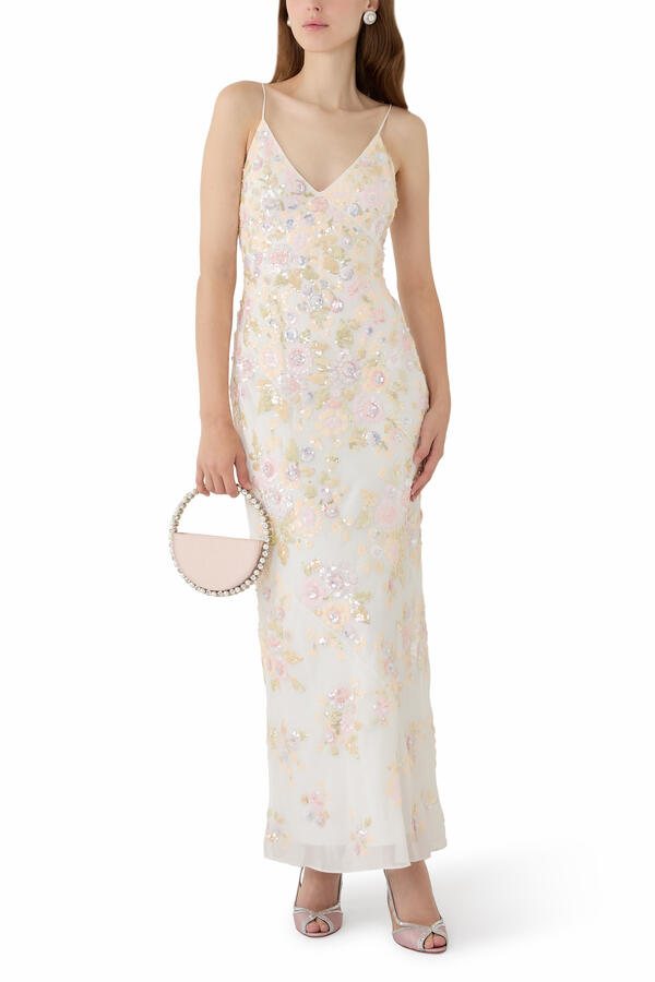 Sequin Paradise Georgette Cami Gown