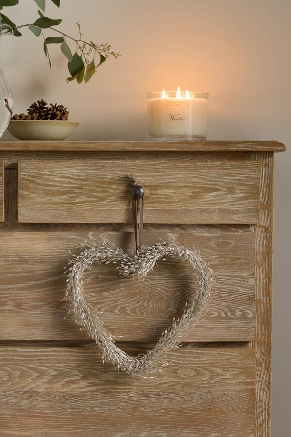 Heart Beaded Wreath 