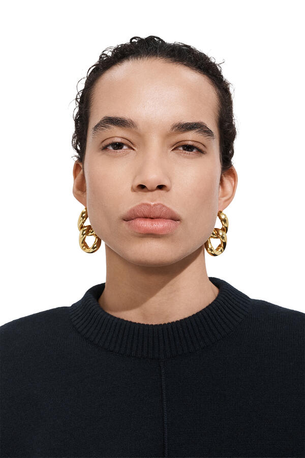 Prisma Earrings, 18K Gold-Finish Sterling Silver
