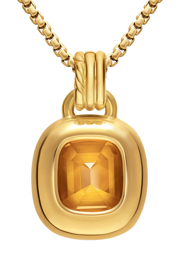 Mercer® Color Amulet, 18K Yellow Gold with Citrine & Diamonds