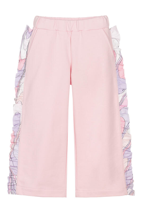 Kids Ruffle Wide-Leg Sweatpants