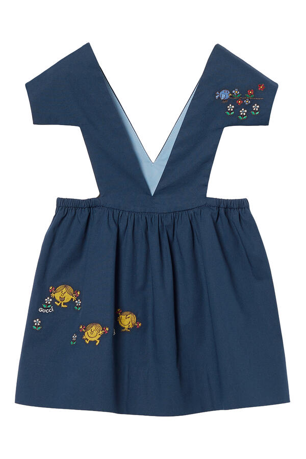 Kids Characters Embroidery Dress