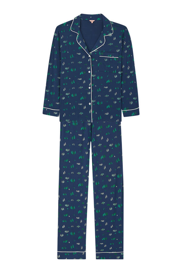 Gisele Printed TENCEL™ Modal Long PJ Set