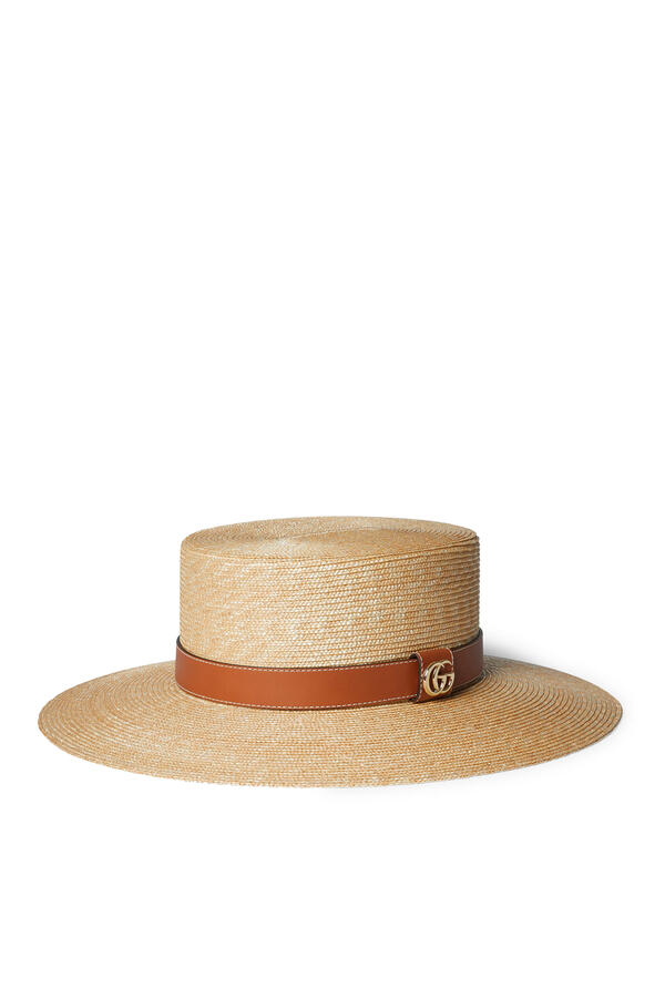 Straw Boater Hat