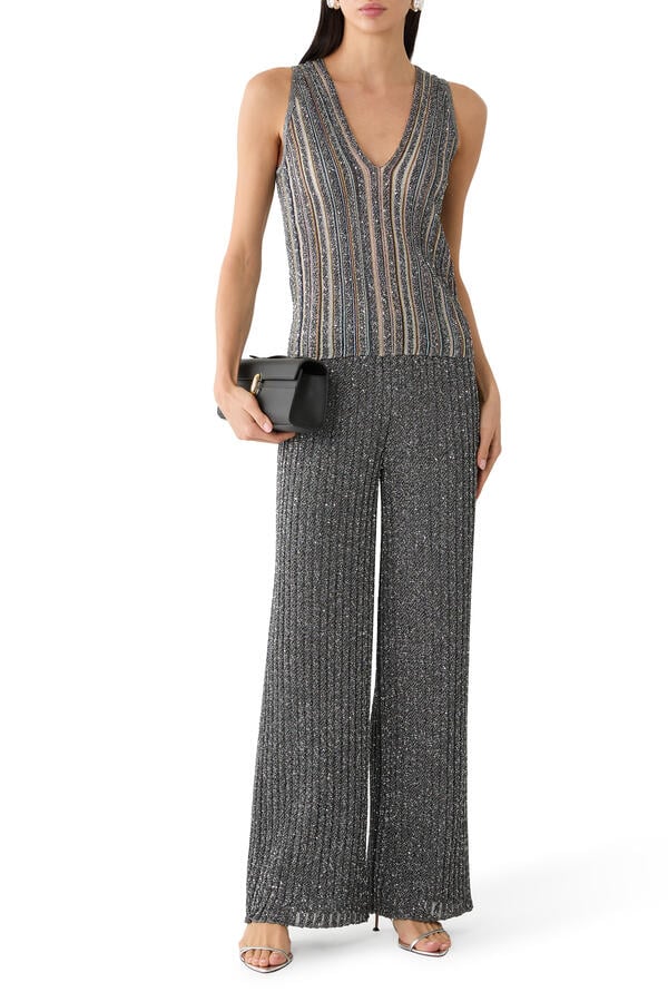 Partialized Flared Pants