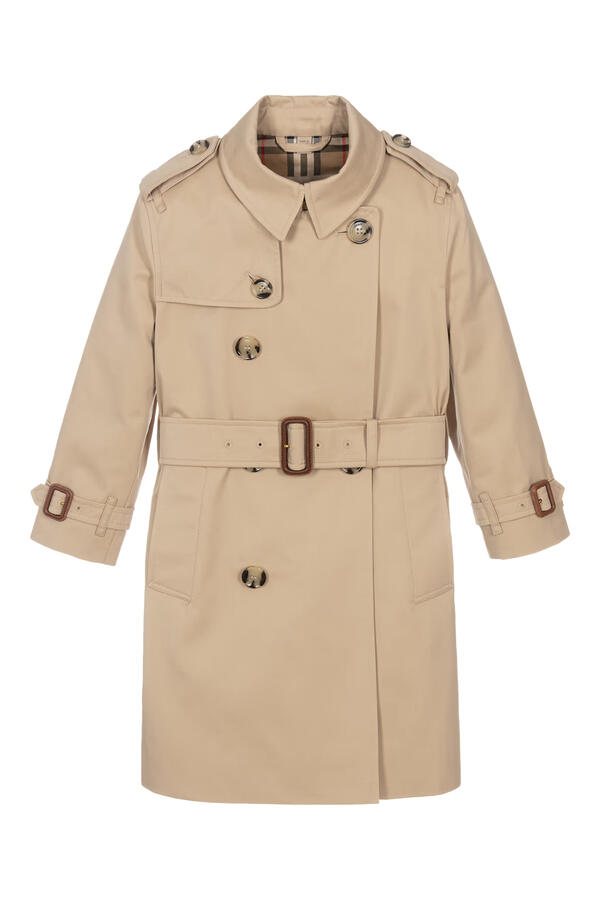 Kids Gabardine Trench Coat