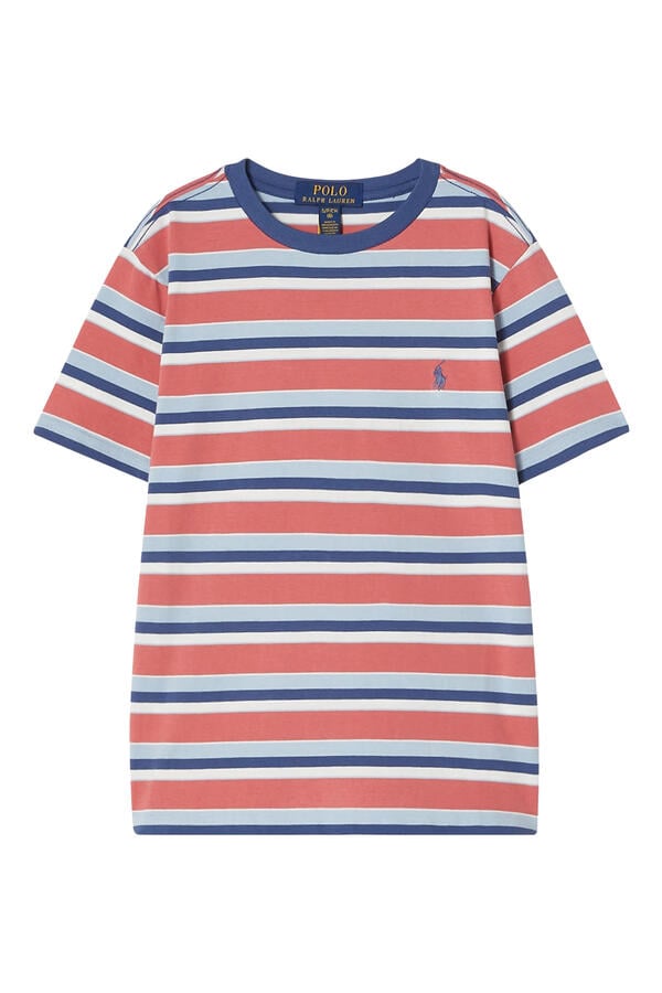 Kids Striped Cotton Jersey T-Shirt 