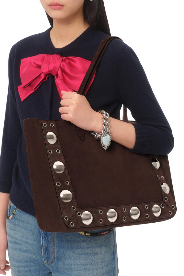 Nellcôte Suede Shopping Bag