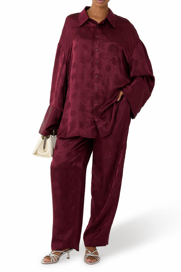 Silk Oversized Shirt
