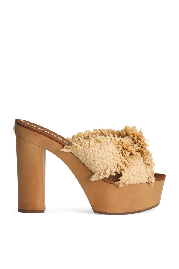 Frayed 130 Wedge Sandals