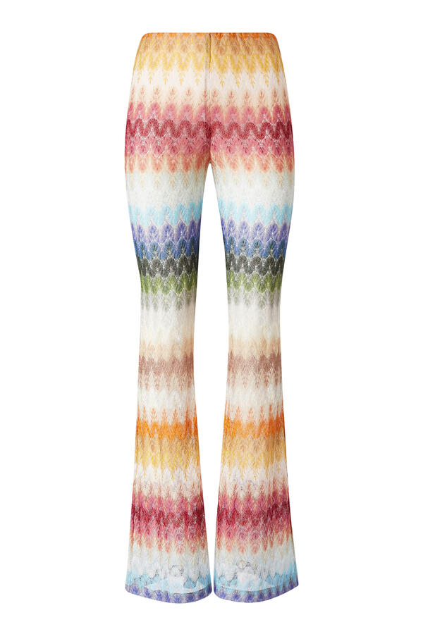 Chevron Rachel Flared Pants