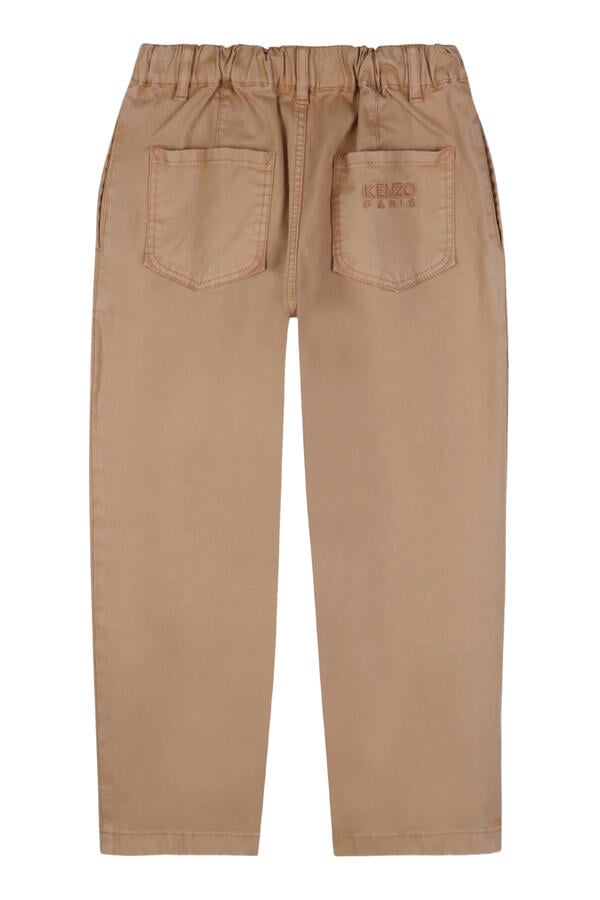 Kids Logo-Embroidered Elasticated Trousers