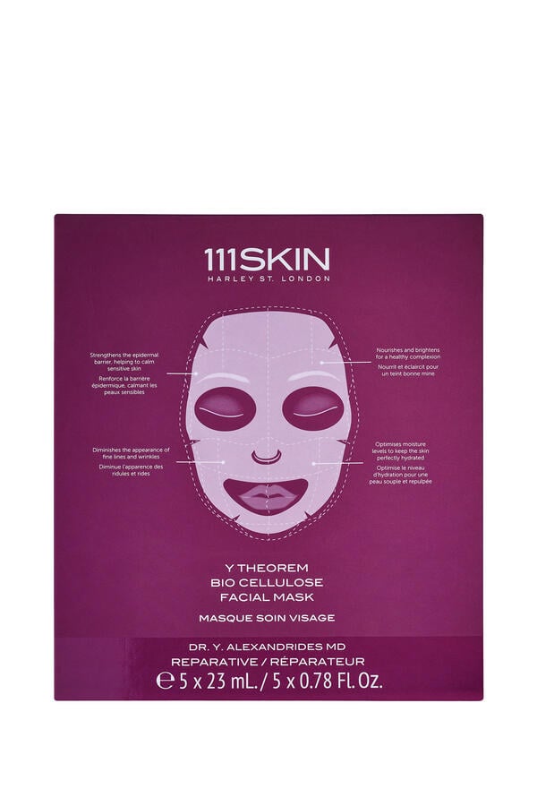 Y Theorem Bio Cellulose Facial Mask, Set of 5