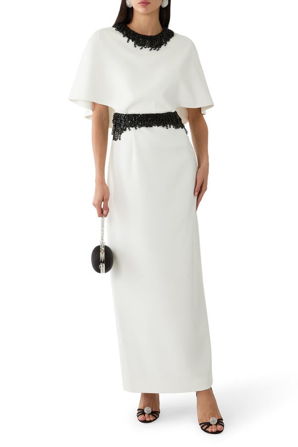 Vantrel Short Sleeves Gown