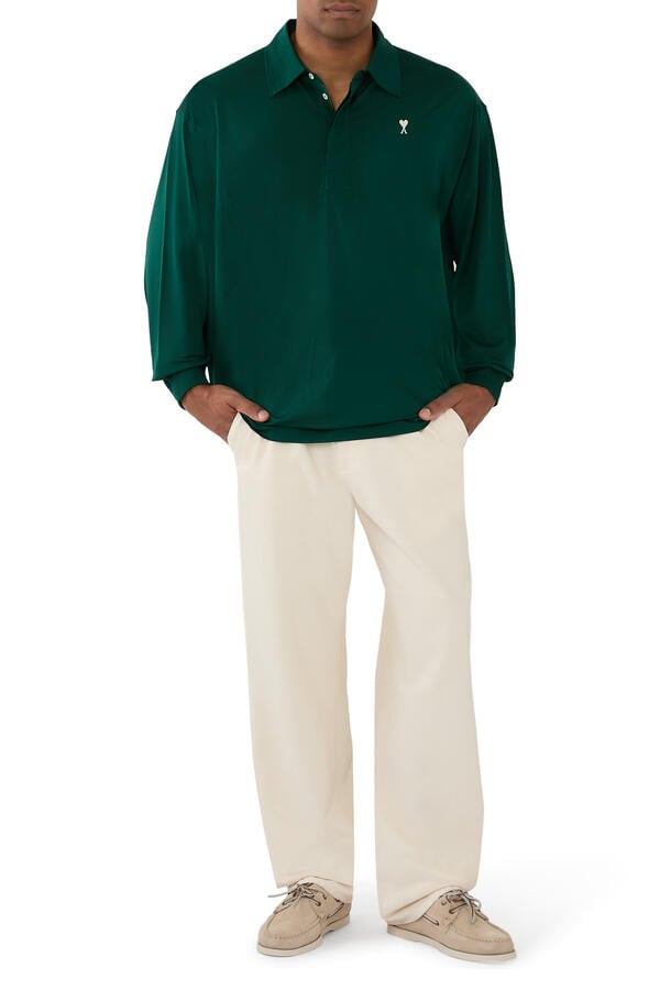 Embroidered Logo Cotton Polo