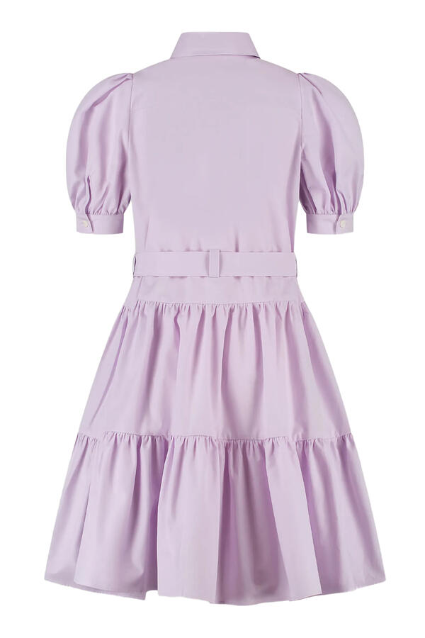 Kids Logo Puff Sleeves Dress