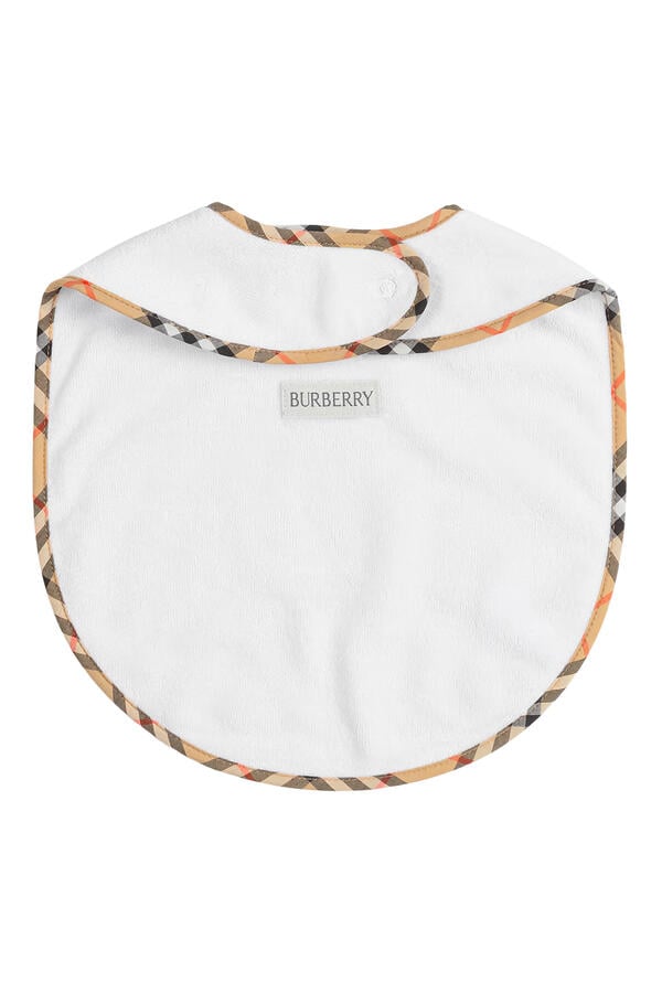 Kids Cotton Three-Piece Bib Set
