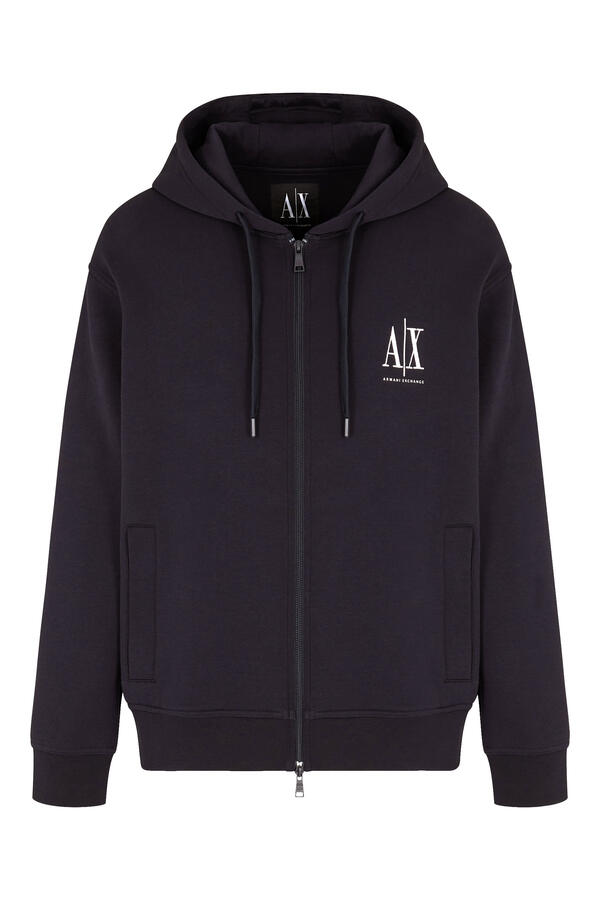 AX Logo Zip-Up Sweatshirt
