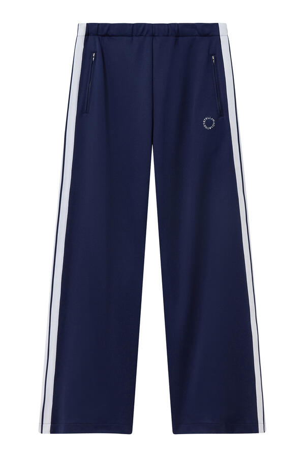 Elasticated Waistband Double Stripe Track Sweatpants