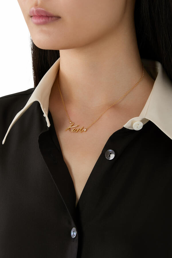 Kurt Script Necklace