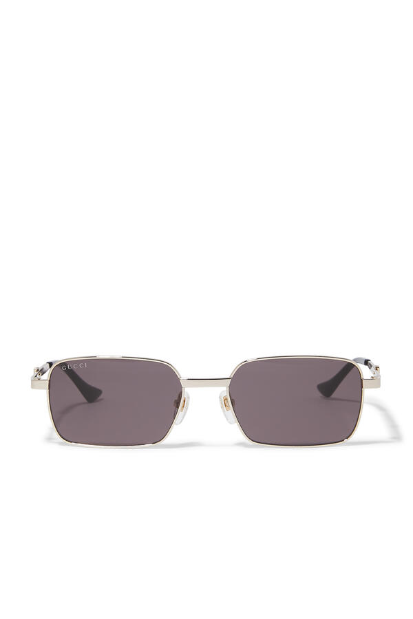 Rectangular-Frame Sunglasses