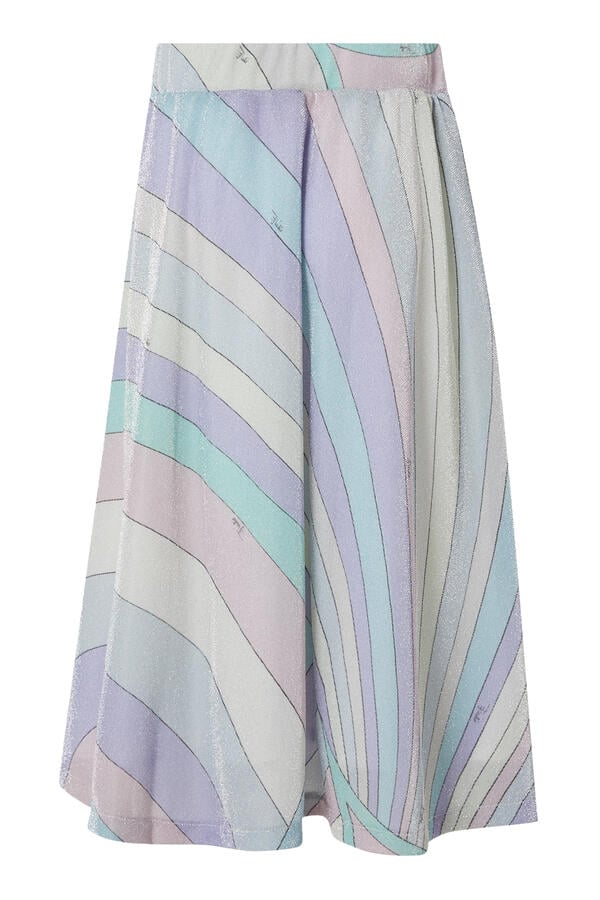 Kids Marmo Print Skirt 