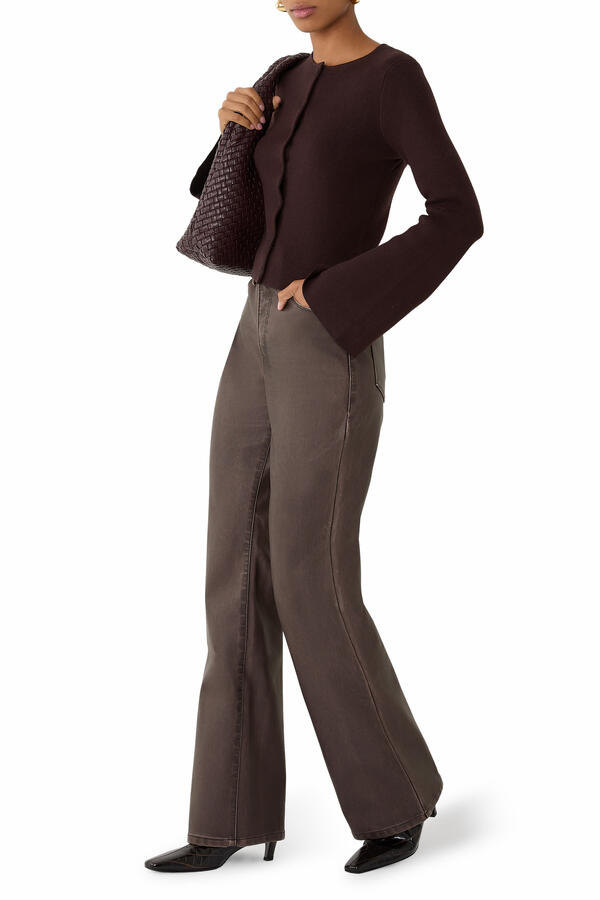 Good Classic Bootcut Faux Leather Pants