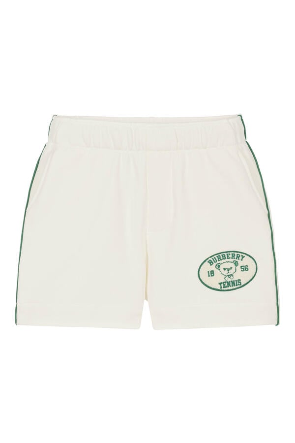 Kids  Tennis Bear Cotton Shorts 