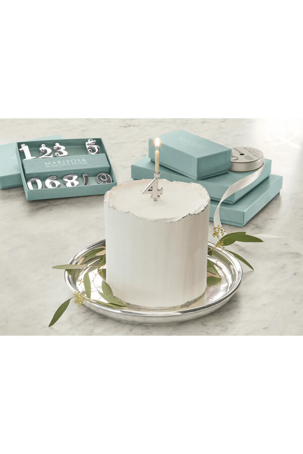 Number Candle Holder Set