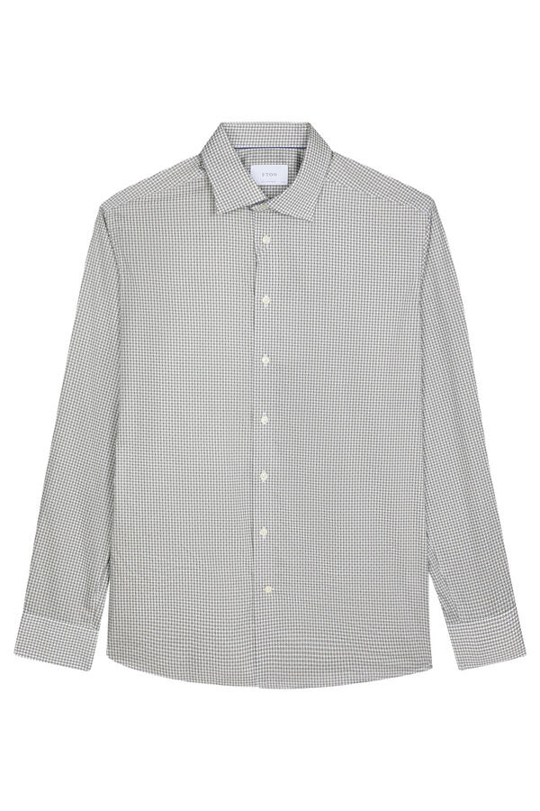 Micro Print Dress Shirt