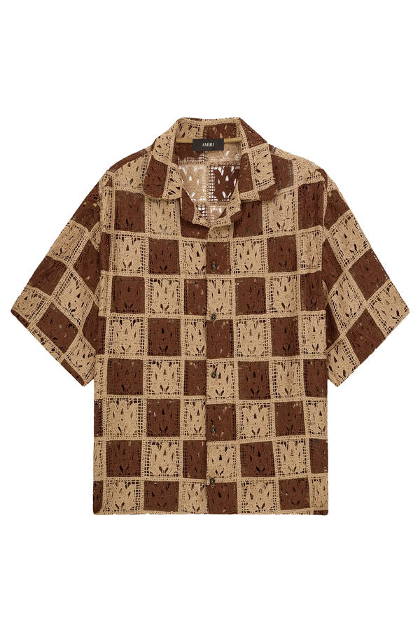 MA Quad Checker Camp Shirt