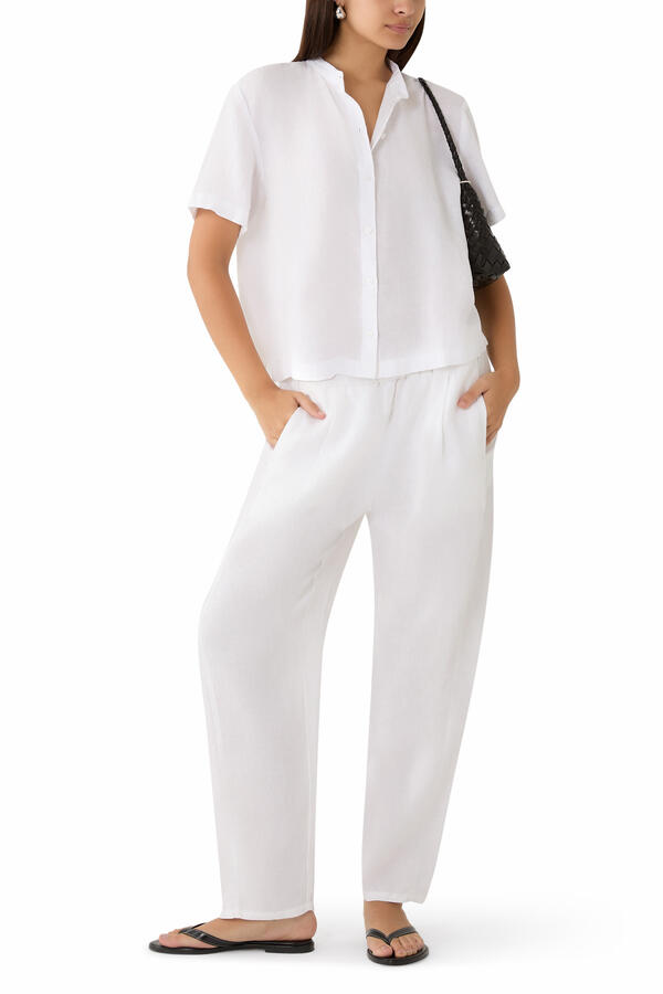 Organic Linen Lantern Pants