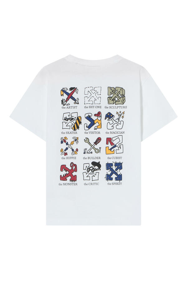 Kids Multilogo Short Sleeve T-Shirt