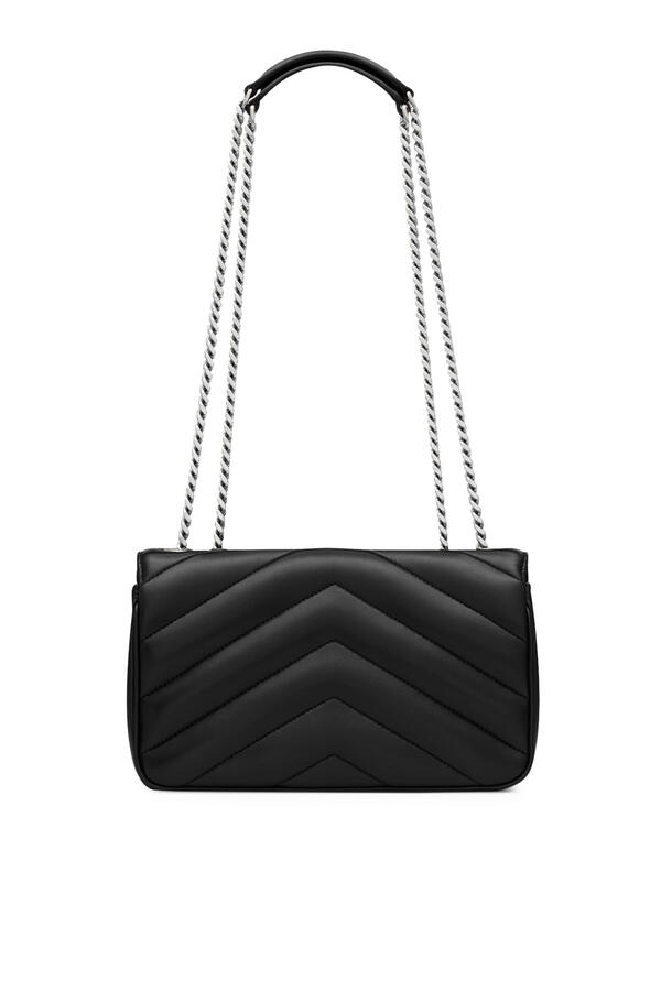 Loulou Small Chain Bag In Matelassé Lambskin